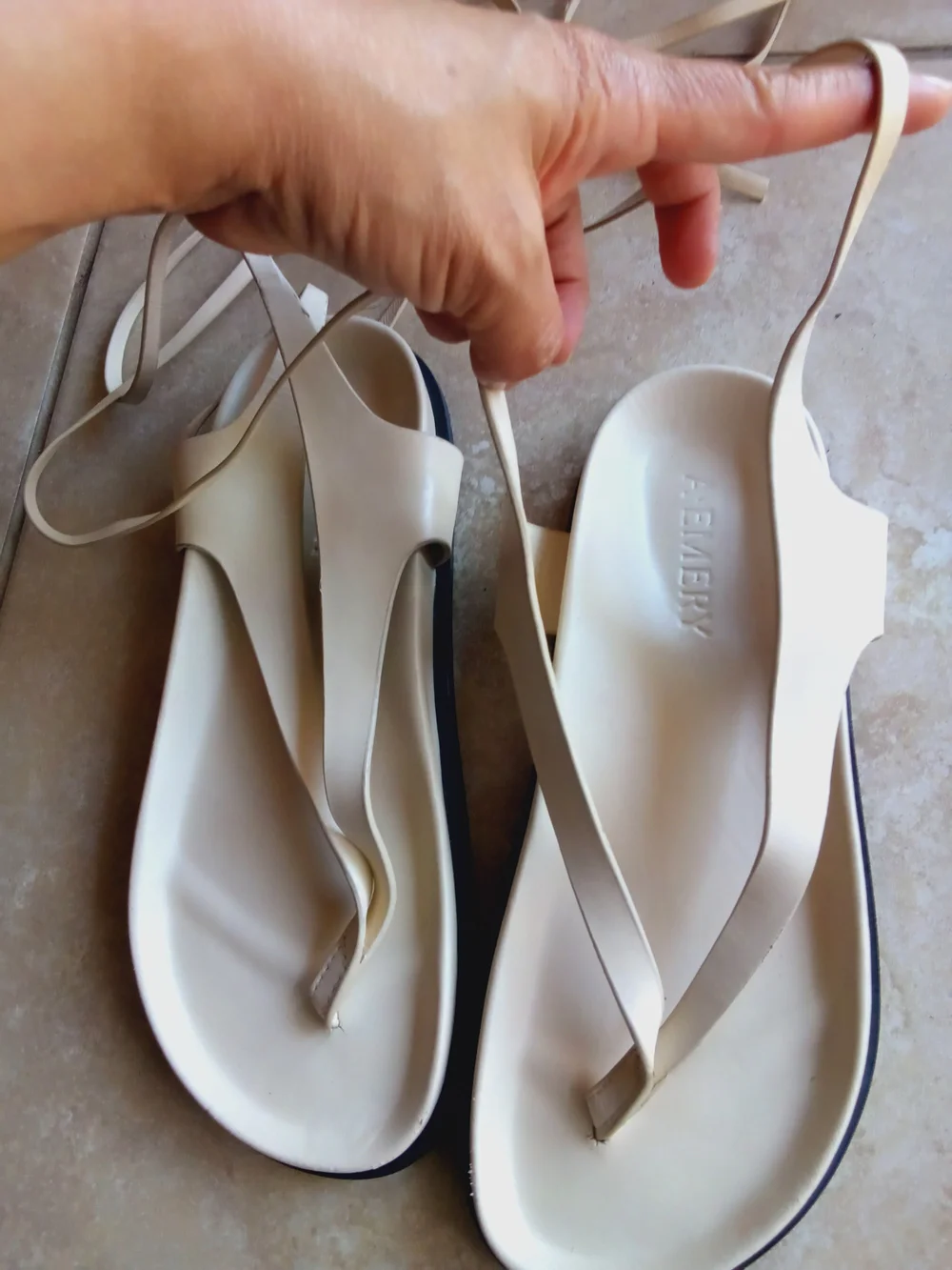 A.EMERY  Shel Sandal SIZE 38 US 7.5